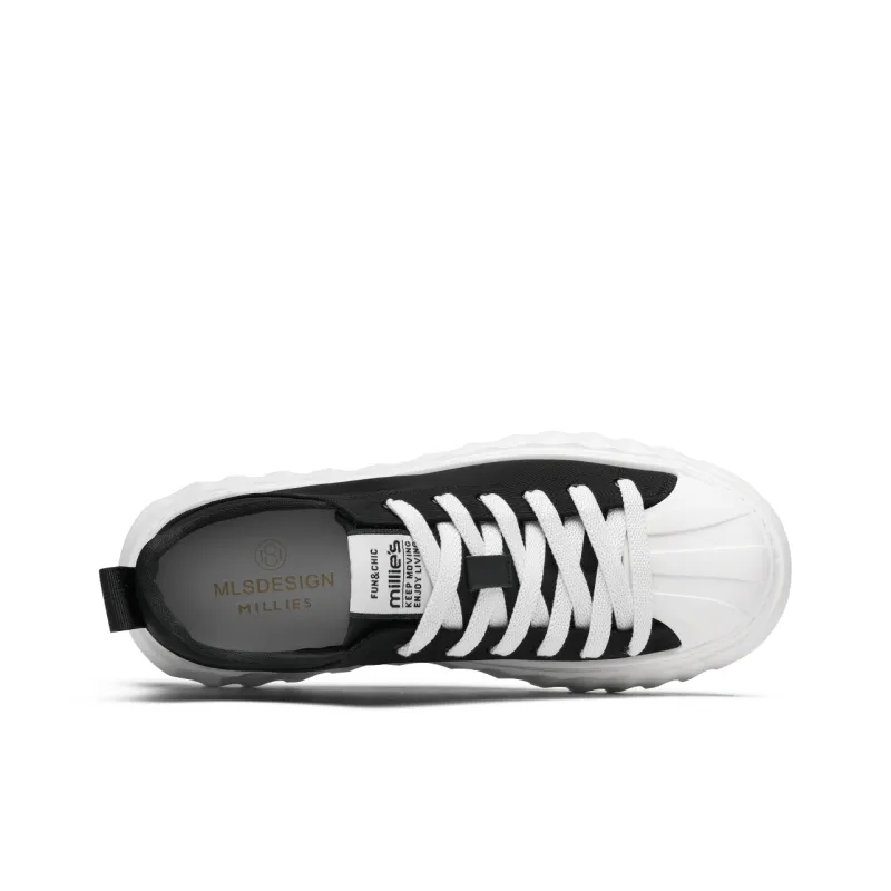 MILLIE'S Low Top Casual Shoes Men's Black-4