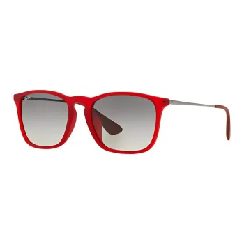 RayBan Rectangular Sunglasses Unisex Red