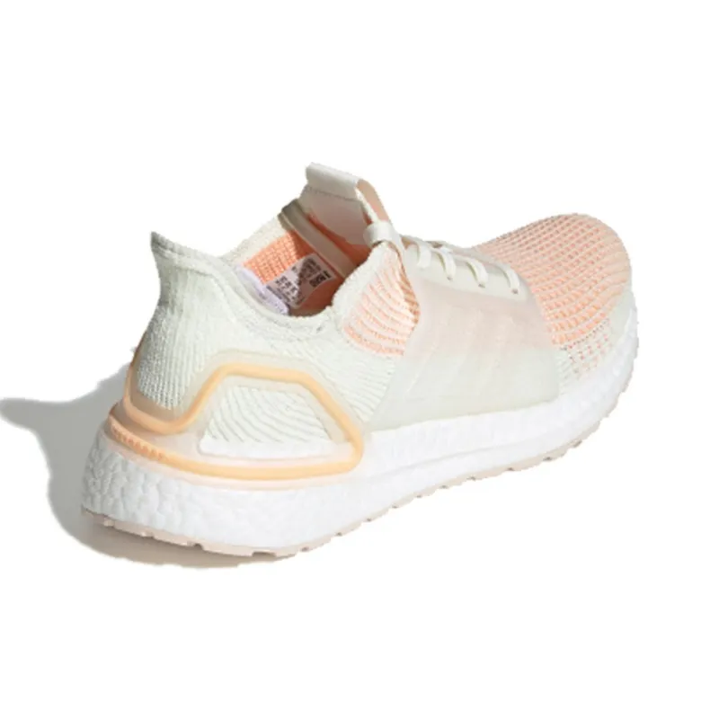 Adidas Ultra Boost 19 Off White Glow Orange Women's-3