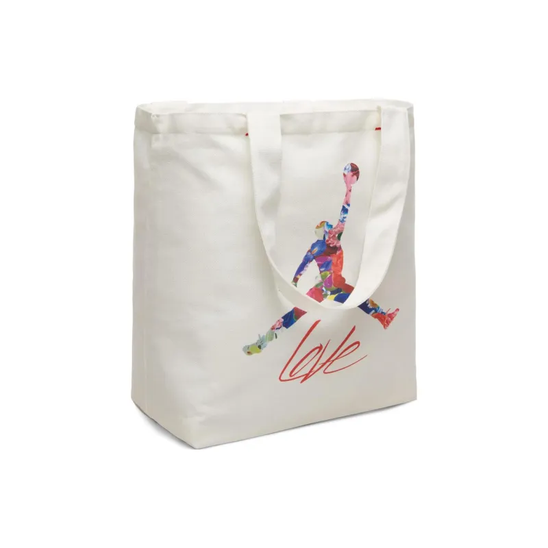 Jordan Cotton Tote Bag Shopping Bag Handbag Shoulder Bag Regular Men's Ecru-2