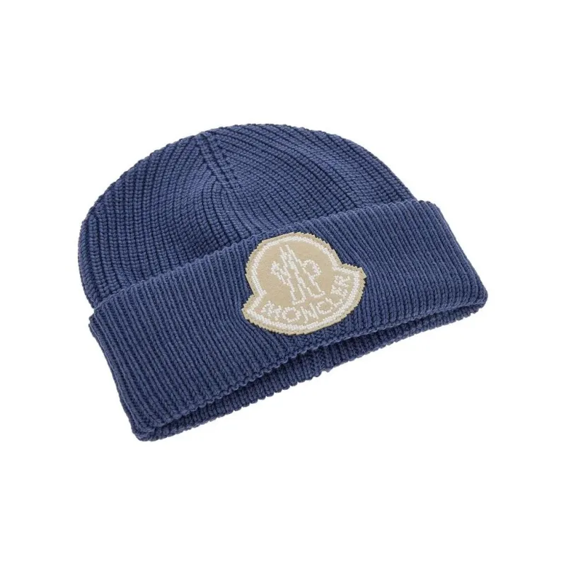 Moncler Classic Logo Embroidered Beanie-2