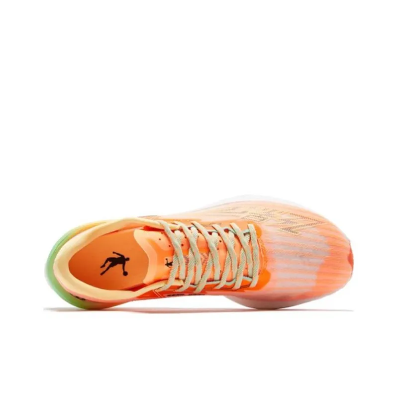 QIAODAN Feiying PB2.0 Anti Slip And Wear Resistant Breathable Low Top Running Shoes Women's Electric Orange-2