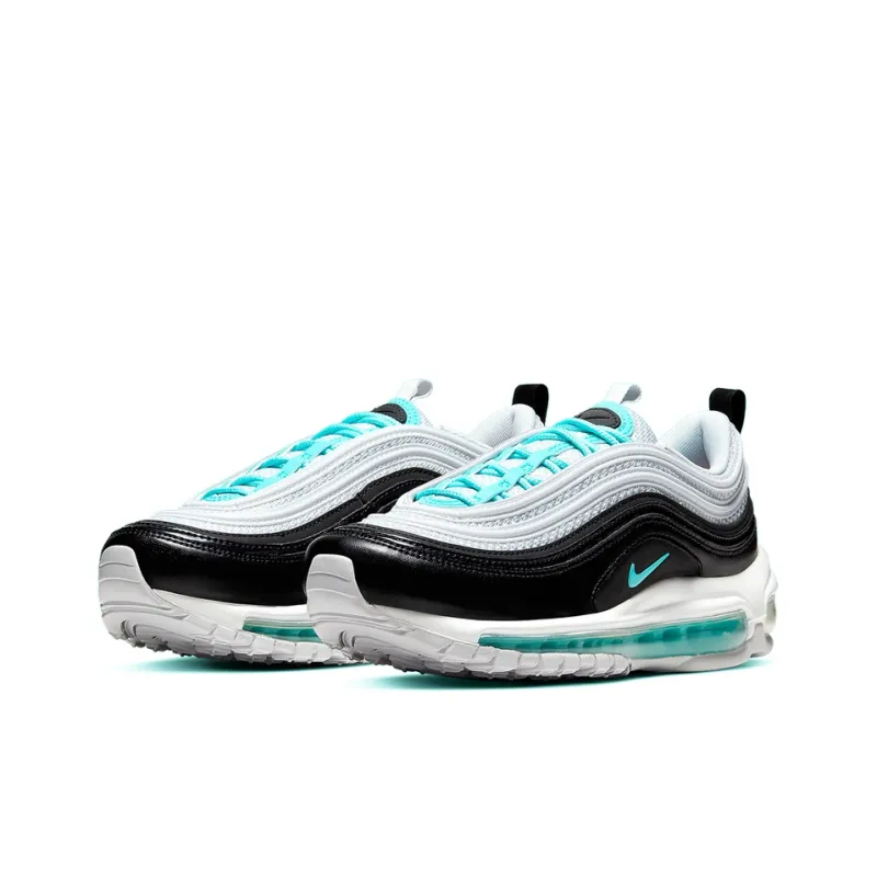 Nike Air Max 97 Platinum Black Aurora Green Women's-2