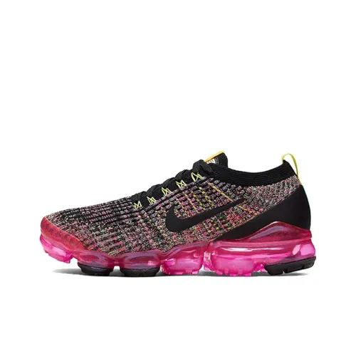 Nike Air VaporMax Flyknit 3 Black Pink Blast Women's