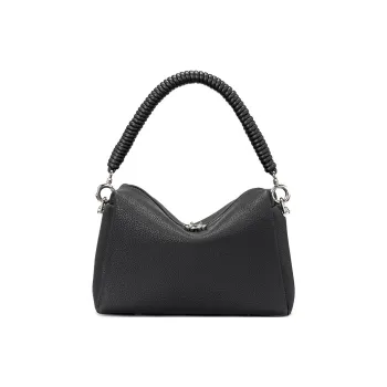 ROBERTA DI CAMERINO Cow Leather Shoulder Bags Handbags Regular Women's Black/Ecru