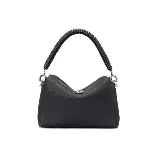 ROBERTA DI CAMERINO Cow Leather Shoulder Bags Handbags Regular Women's Black/Ecru