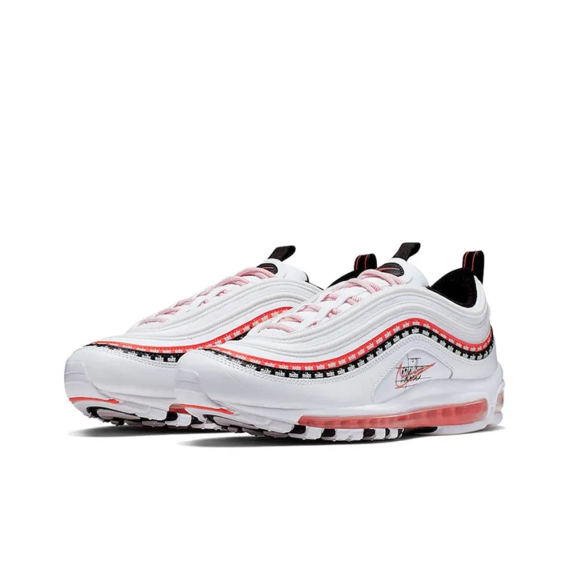 Nike Air Max 97 Sketch Logo White Black Red-2