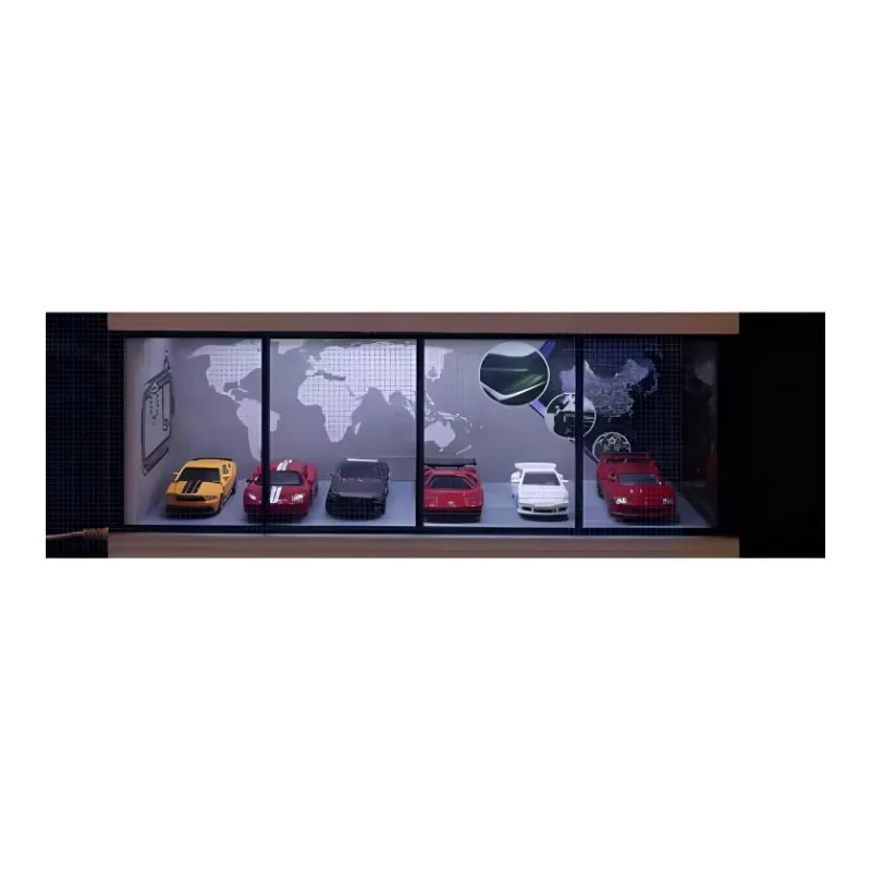 Maisto Alloy Car Dealership Scenario Storage Dust Resistant Storage 1 64 Model Accessories-2