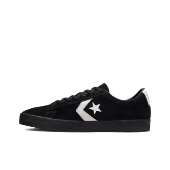 Converse Cons Pro Leather Vulc Pro Anti Slip Wear Resistant Low Top Skateboard Shoes Unisex Black
