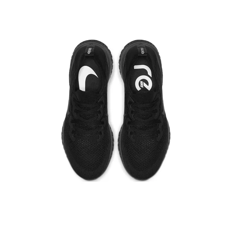 Nike Epic React Flyknit 2 'Black' Women's-3