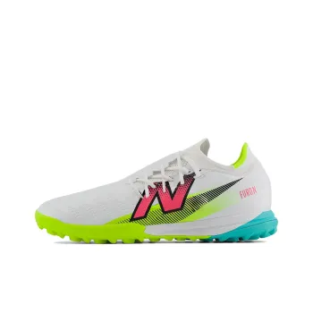 New Balance TF Rubber Broken Studs Cushioning Wear Resistant Soccer Shoes Men's White Red Green
