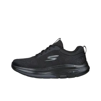 Skechers Go Walk Workout Walker Cushioning Anti-Slip And Wear-Resistant Low-Top Casual Shoes Women's Black