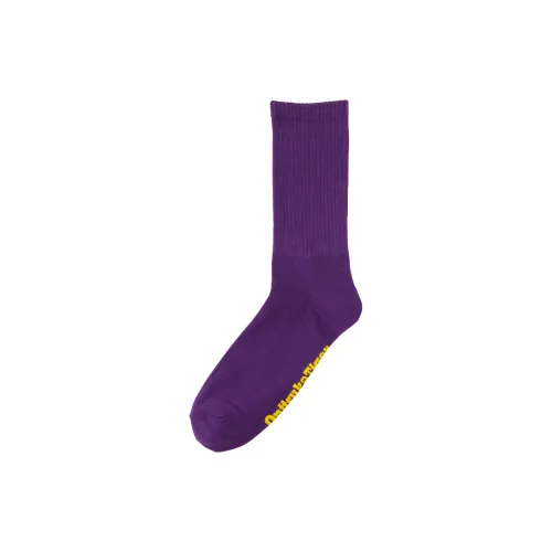 Onitsuka Tiger MIDDLE SOCKS Mid-Calf Socks Unisex 1 Pack Purple