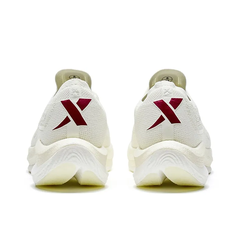 XTEP 160X 3.0 Anti Slip Wear Resistant Low Top Running Shoes Men's White-4