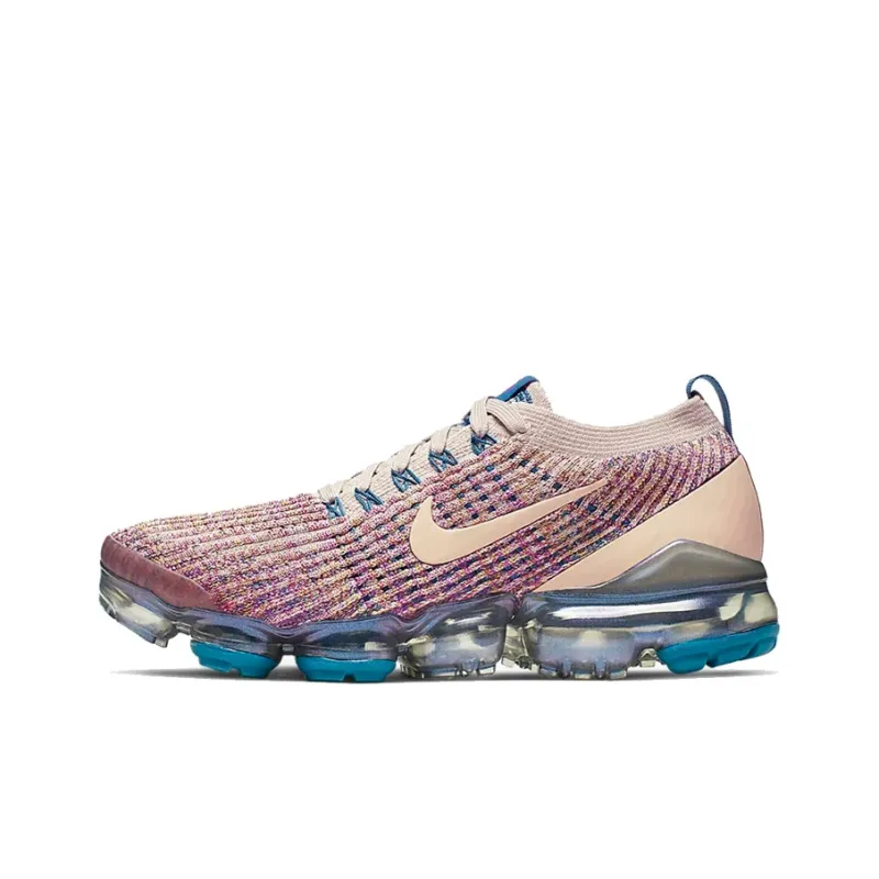 Nike Air VaporMax Flyknit 3 Desert Sand Vivid Purple (Women's)-0