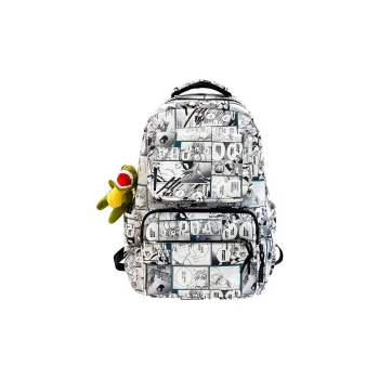 Venerable Brahma Nylon Backpack Regular Unisex Black/Red/Yellow/Green