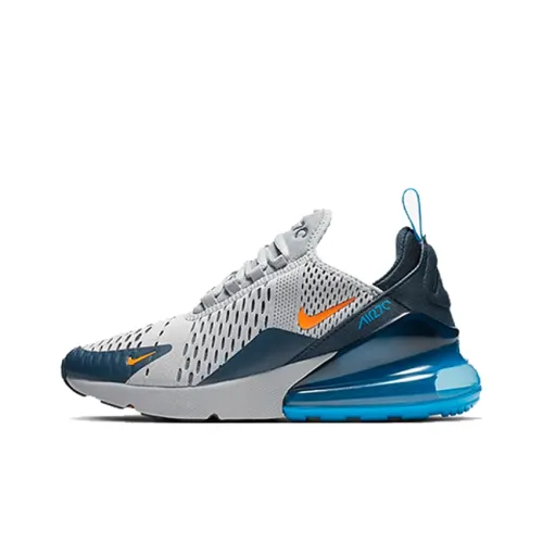 Nike Air Max 270 Running Shoes Women's Low-Top Blue Gray