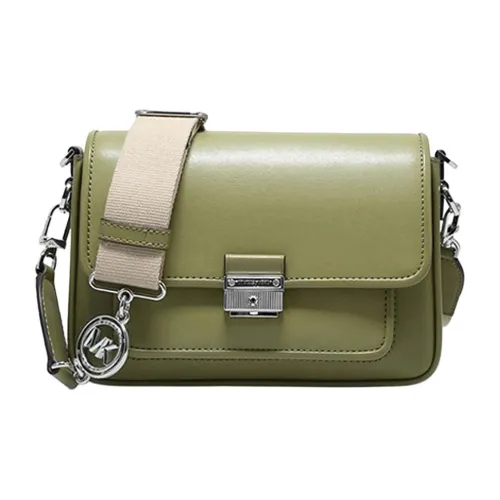 MICHAEL KORS Bradshaw Leather Envelope Bag Crossbody Bag Shoulder Bag Women's Olive Green