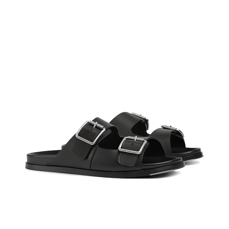 GUCCI Slide Slippers Men's Black-2