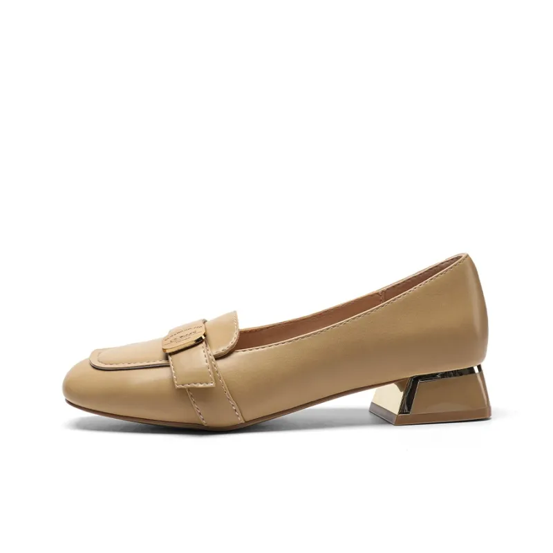 ZHR Loafers Women's Beige/Apricot/Black-6