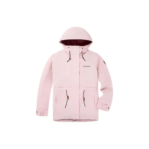 Columbia Windbreaker Jackets Women's Light Pink