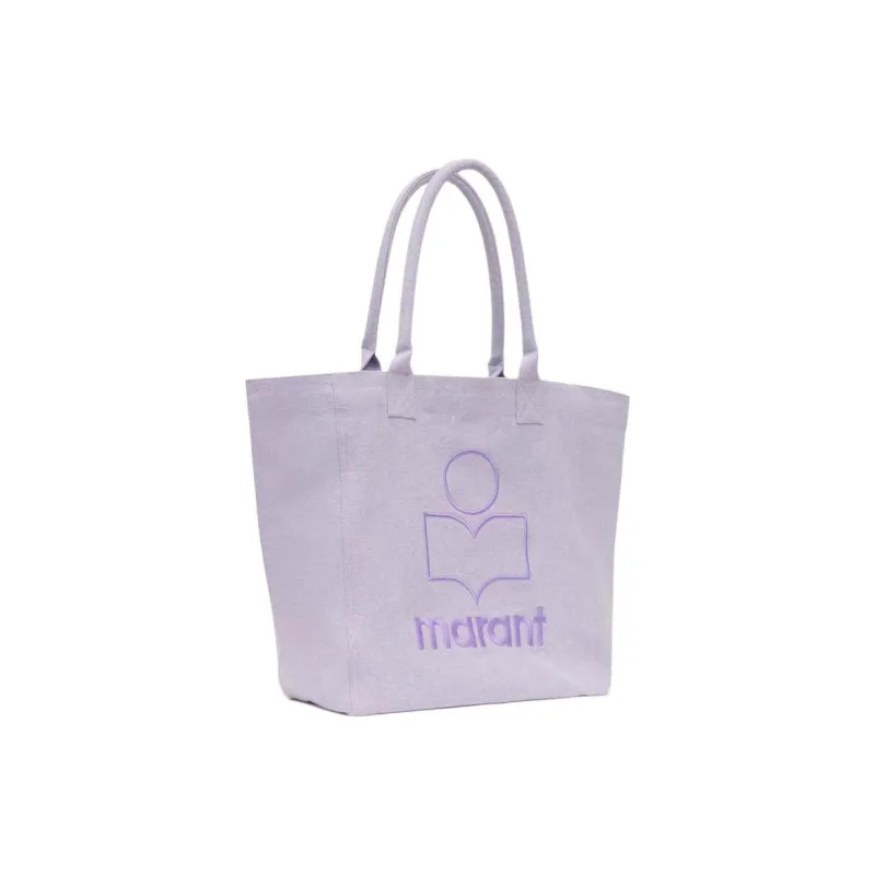 ISABEL MARANT Yenky Logo Embroidered Tote Bag-1