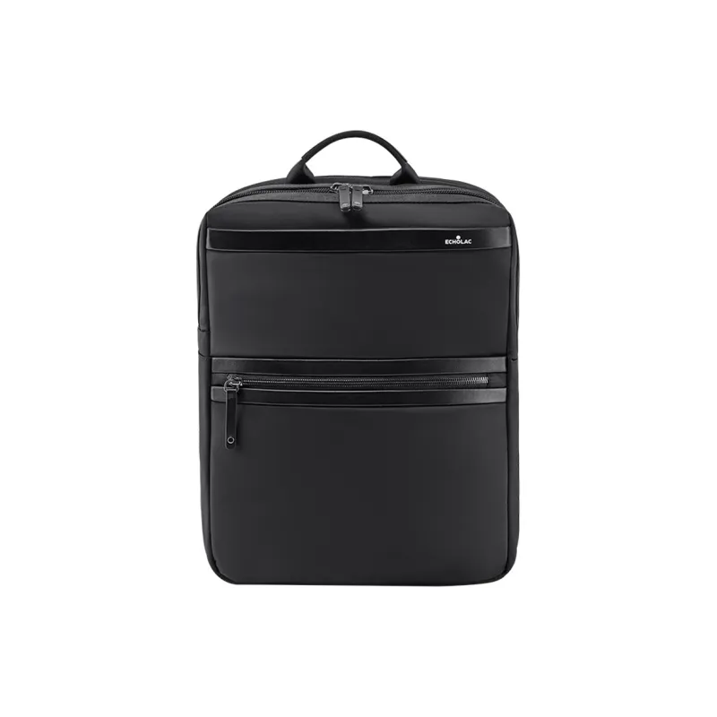ECHOLAC Fabric Backpack Regular Men's Black-1