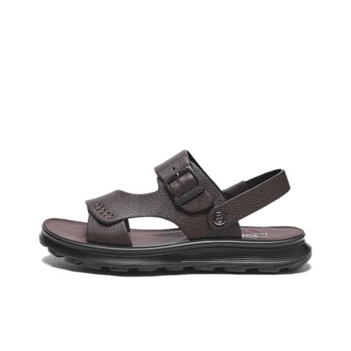 Hotwind Beach Sandals Men Brown