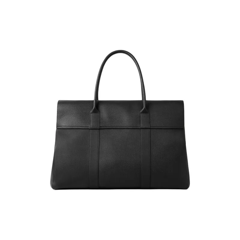 Mulberry Cow Leather Handbag Extra Large Women's Black-2