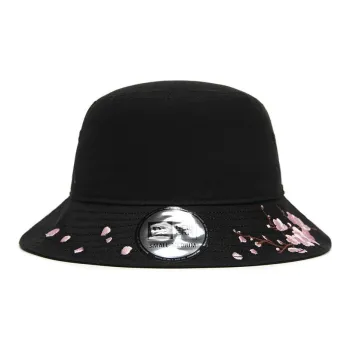 New Era Cotton Bucket Hats Unisex Black