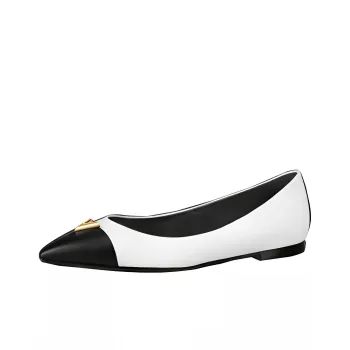 LOUIS VUITTON Heartbreaker Flat Ballerina Shoes 'White' Women's