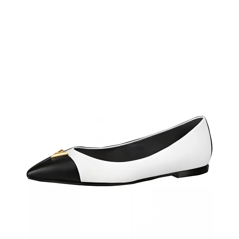 LOUIS VUITTON Heartbreaker Flat Ballerina Shoes 'White' Women's-0