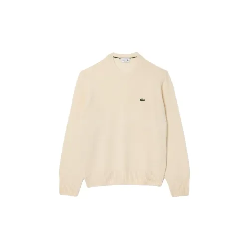 LACOSTE Sweaters Men Raw White