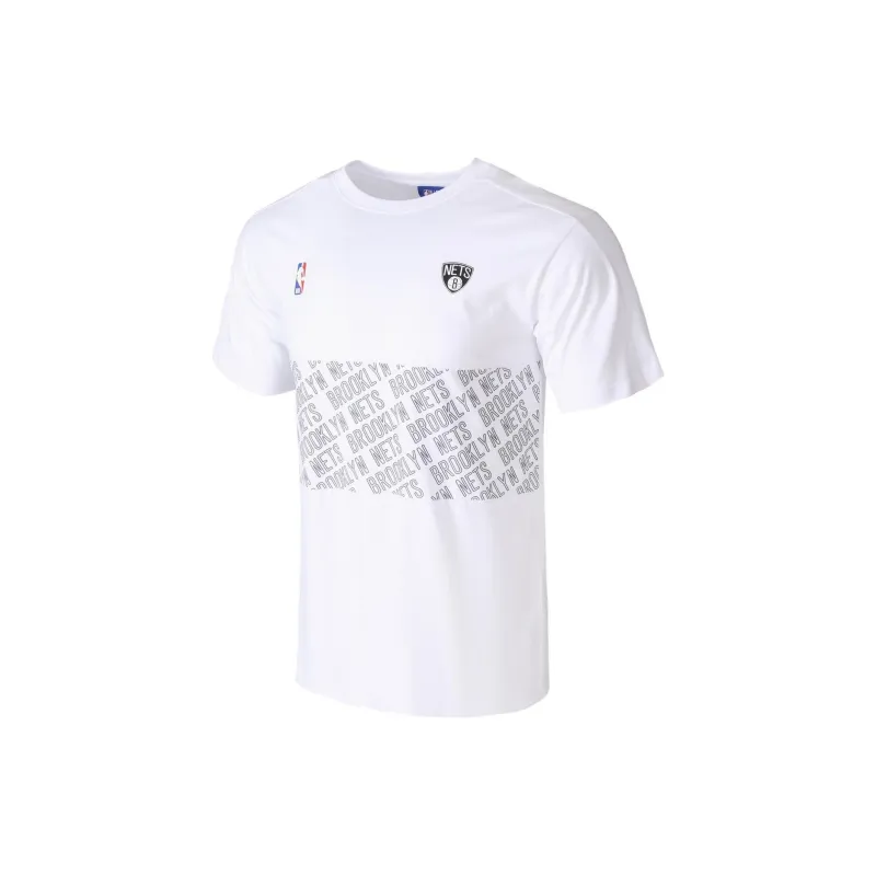 NBA Brooklyn Nets T Shirt Unisex White-2