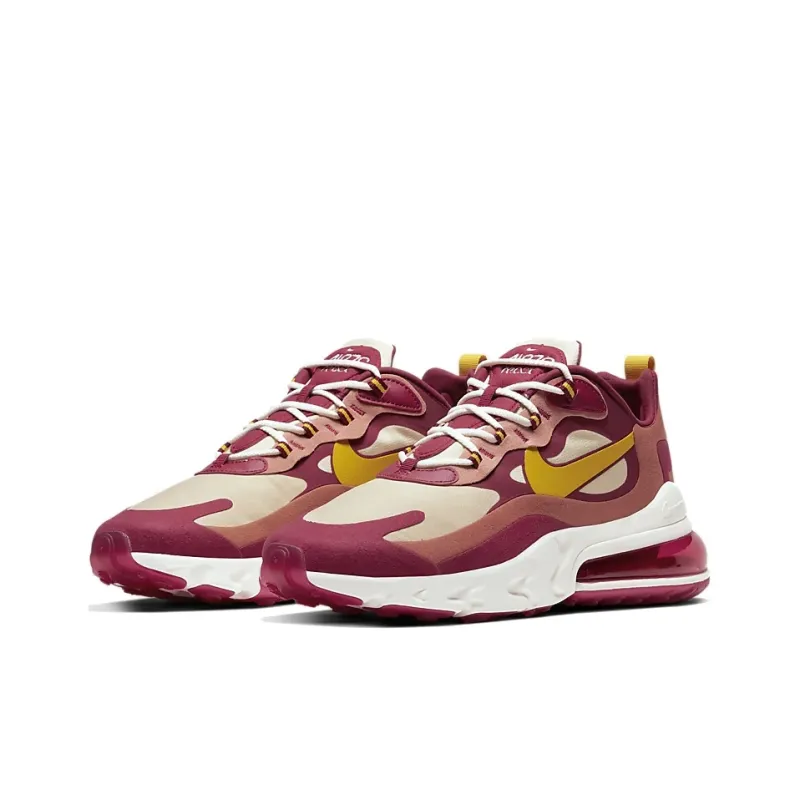 Nike Air Max 270 React Noble Red Team Gold-2