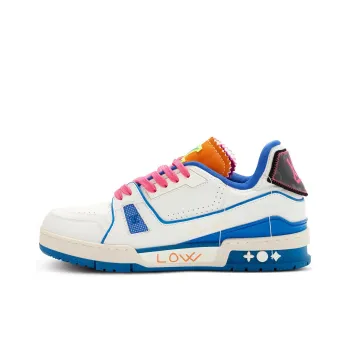 LOUIS VUITTON Trainers 'White Pink Blue For Saint Tropez'