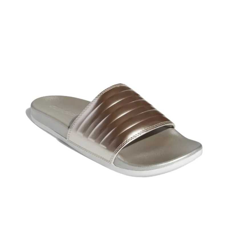 Adilette Women's Adidas Comfort Slide 'Champagne Metallic' Women's-2