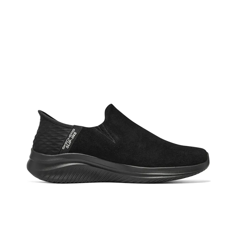 Skechers Ultra Flex 3.0 Hands Free Slip Ins Slip Resistant Low Top Casual Shoes Men's Black-1