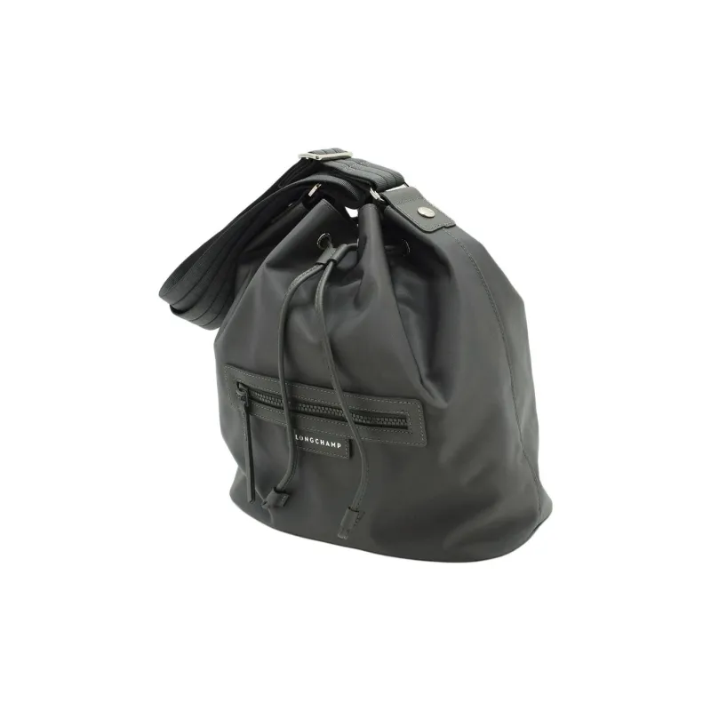 LONGCHAMP Nylon Portable Crossbody Bag Shoulder Bag Women's Gray-1