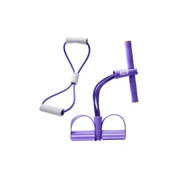 361° Yoga Sets TPE+NBR+PVC Unisex 8 Shaped Tensioner+Four Pipe Foot Pedal Resistance Band