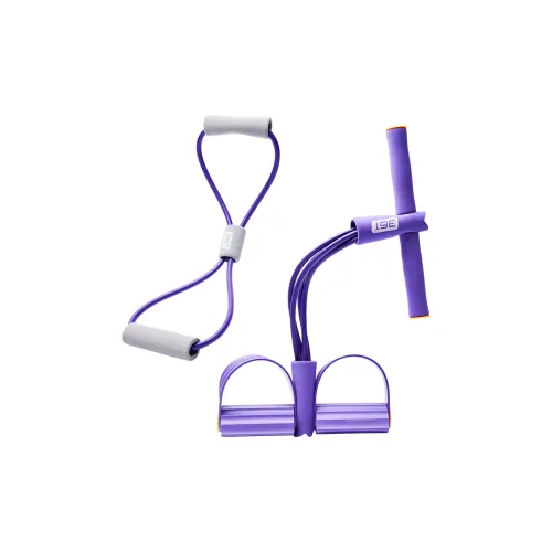361° Yoga Sets TPE+NBR+PVC Unisex 8 Shaped Tensioner+Four Pipe Foot Pedal Resistance Band