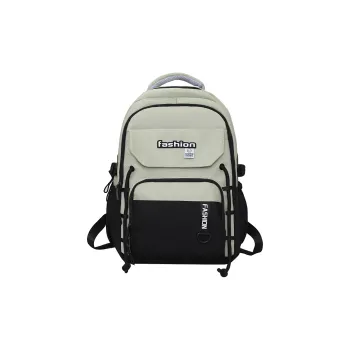 Parker Bear Canvas Backpack Unisex Black/Green/Khaki/Gray/Blue