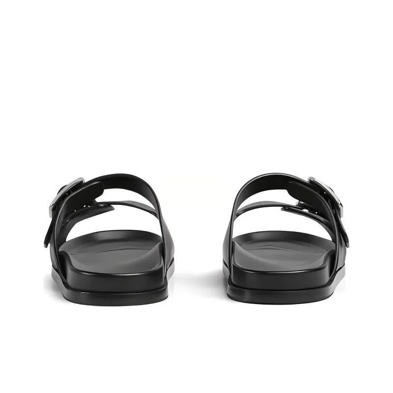 GUCCI Slide Slippers Men's Black-3