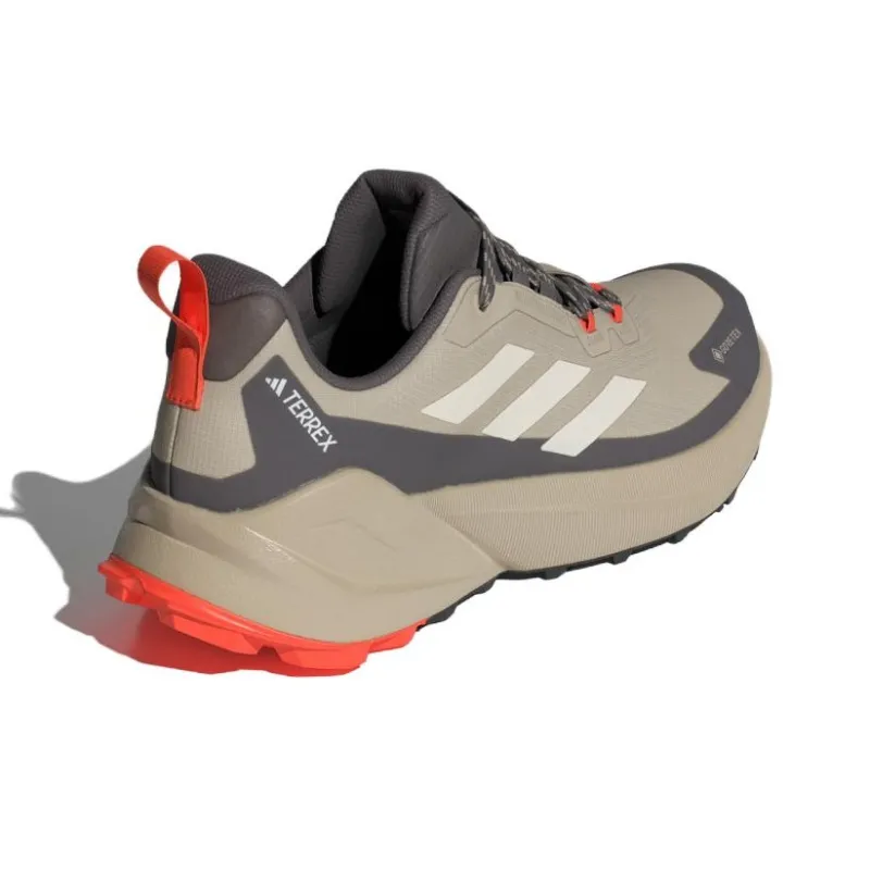 Adidas TERREX TRAILMAKER 2.0 Wear Resistant Waterproof And Breathable Grip Low Top Hiking Shoes Men's Ecru Gray-3