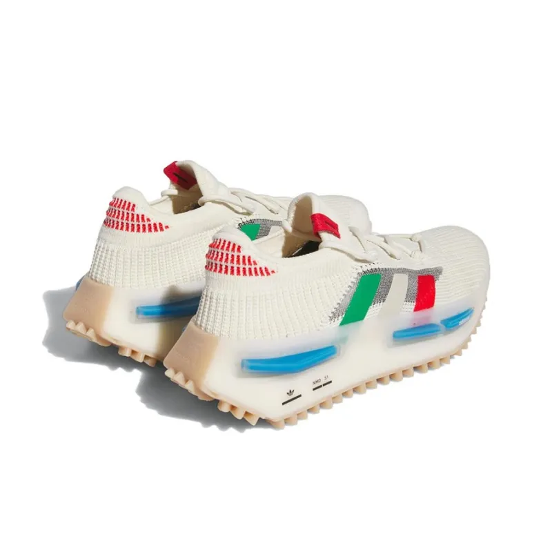 Adidas Originals Nmd S1 Cream White Red Green-2