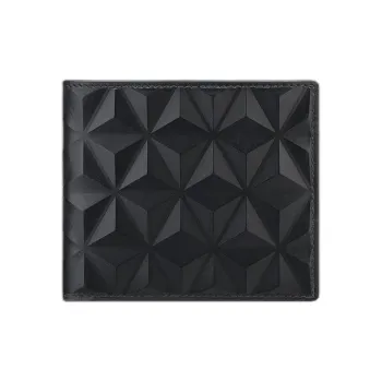 S. T.DUPONT Grain Calfskin Wallet Women's Black