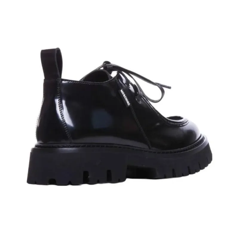 MOSCHINO Round Toe Laced Boots-4