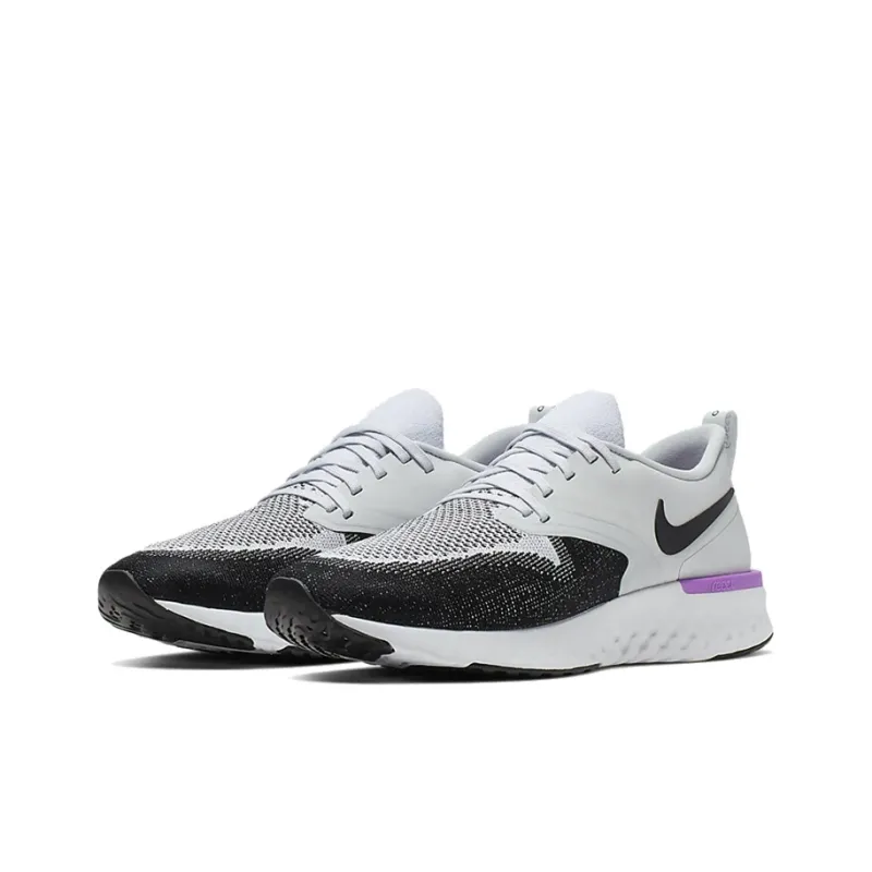 Nike Odyssey React Flyknit 2 Platinum Violet Black-2