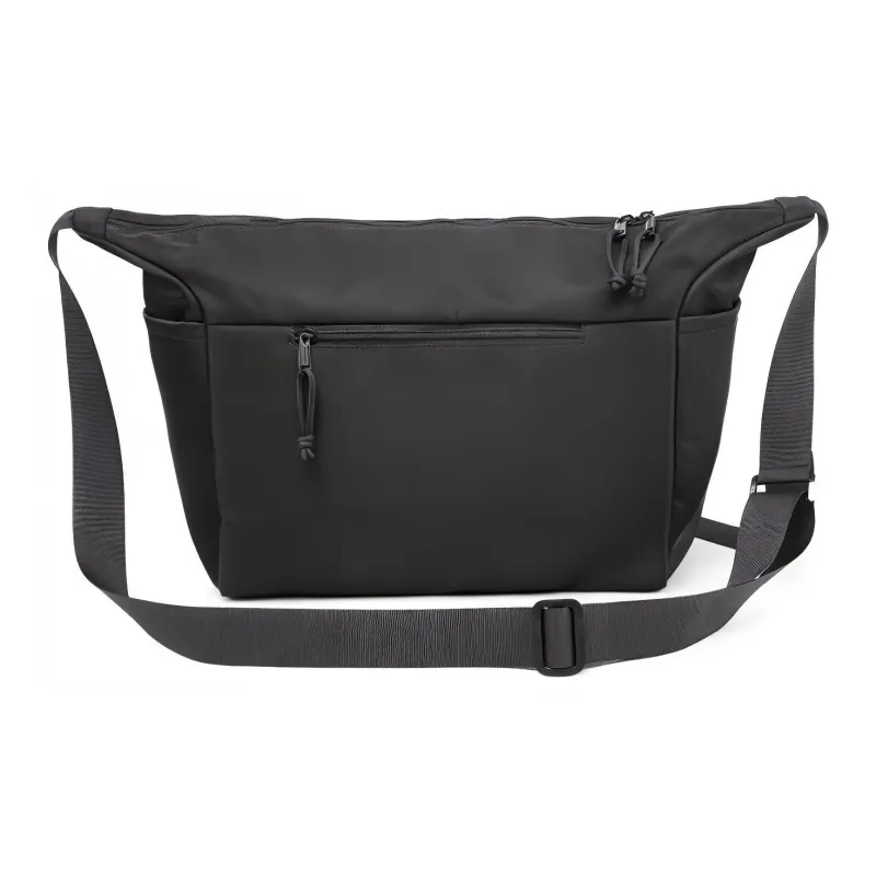 Dickies Nylon Fabric Messenger Bag Shoulder Bag Crossbody Bag Regular Unisex Black/Ecru/Red-2