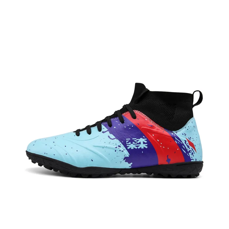 Mulinsen FG Rubber Long Studs Artificial Ground Anti-Slip Wear-Resistant Soccer Shoes Men's-3